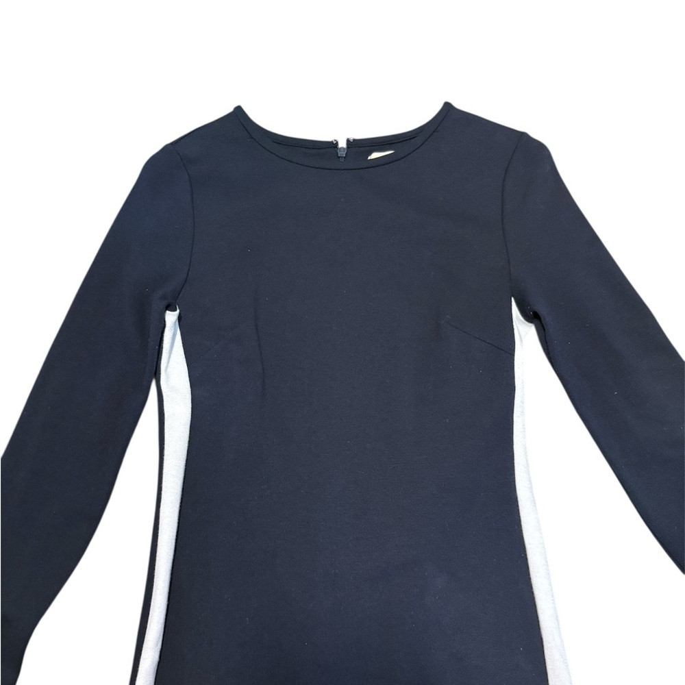 Michael Michael Kors Navy Blue Sheath Sporty Dress With White Accent Size XS - Picture 4 of 9